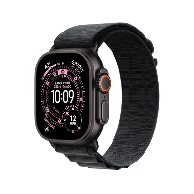 Apple Watch Ultra 2 Black Titanium with Black Alpine Loop