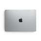Apple MacBook Pro 16-inch M3 silver closed top view