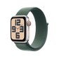 Apple Watch SE 2 Starlight Cellular with Lake Green Sport Loop