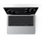 Apple MacBook Pro 14-inch M3 silver opened top view