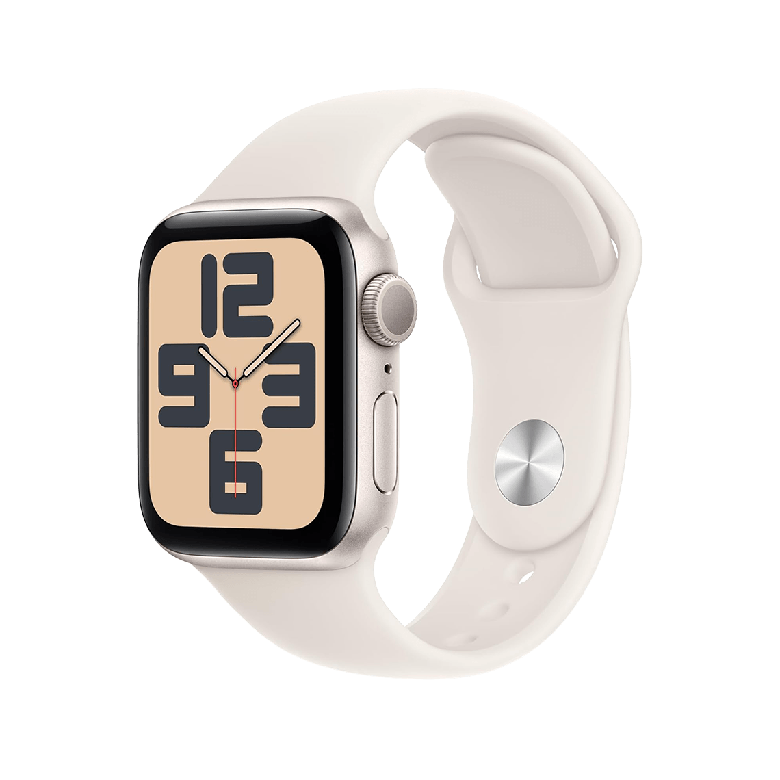Apple Watch SE 2 40mm GPS - Starlight w/ M/L Starlight Sport Band, Open Box
