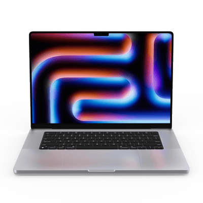 Apple MacBook Pro 16-inch M4 silver front view