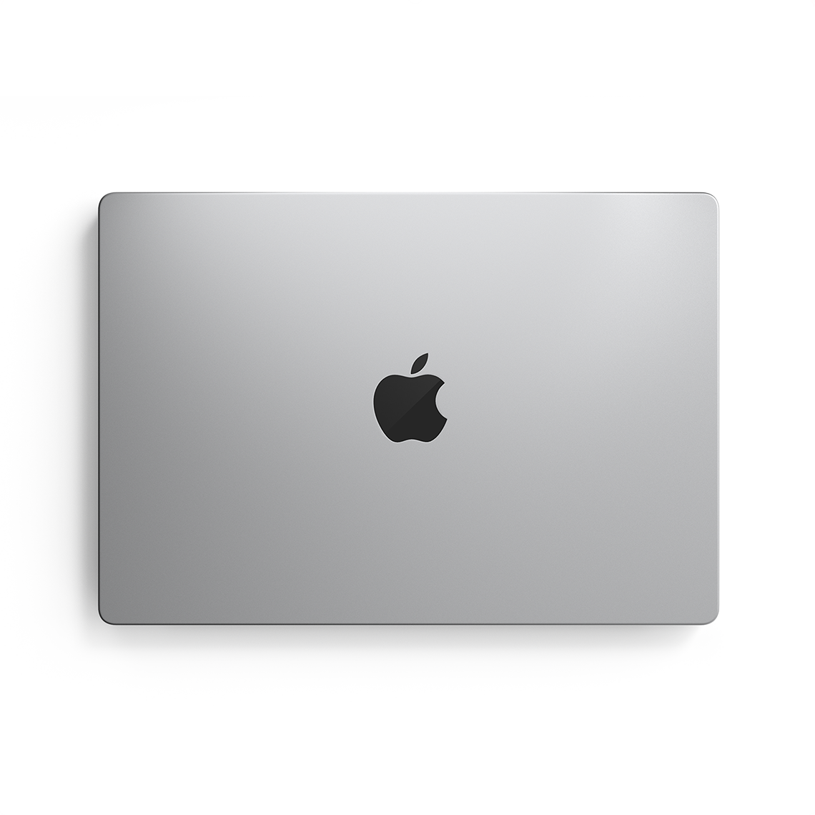 Apple MacBook Pro 16-inch M5 silver closed top view