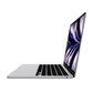 Apple 13-inch MacBook Air M2 space gray opened right side view