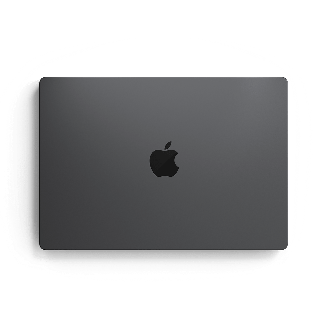 Apple MacBook Pro 16-inch M4 space black closed top view