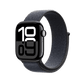 Apple Watch Series 10 Jet Black with Ink Sport Loop side view