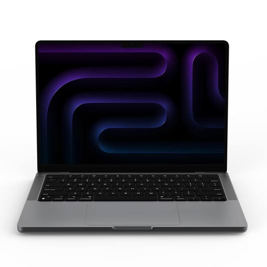 Apple MacBook Pro 14-inch M5 space black front view