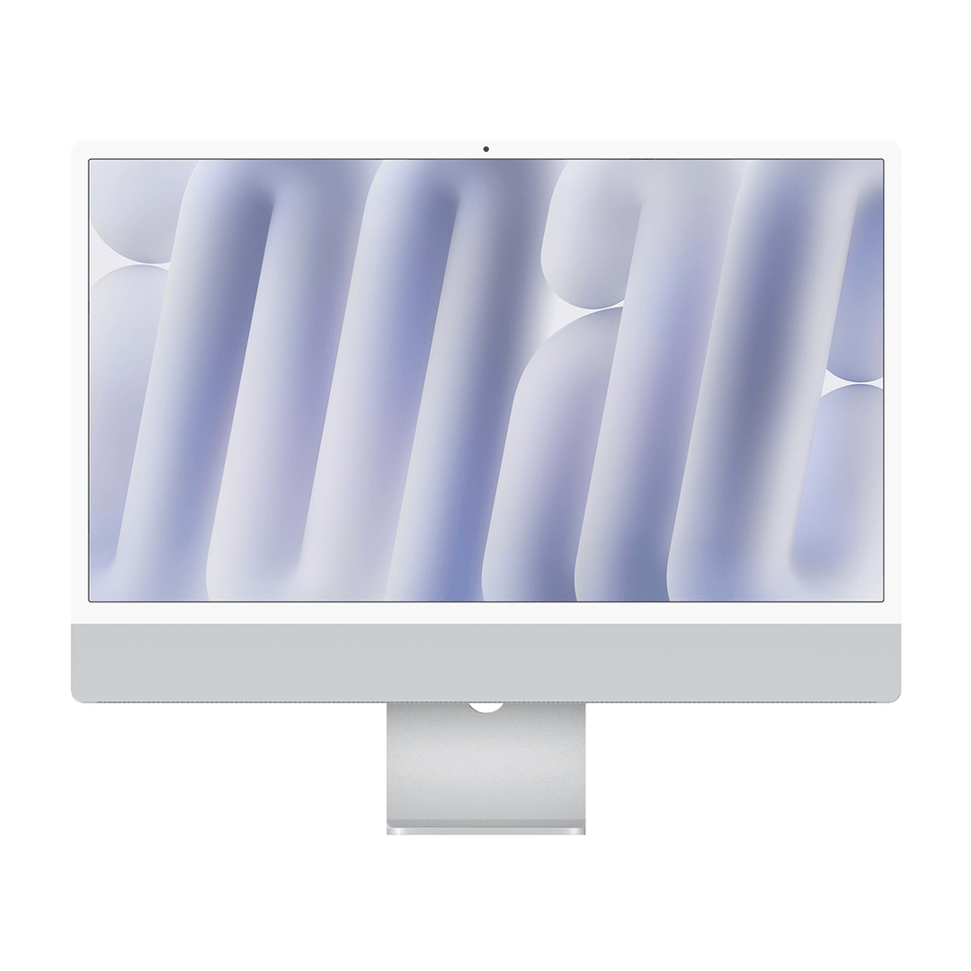 Apple iMac M4 silver front view