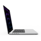 Apple MacBook Pro 16-inch M5 silver opened left side view