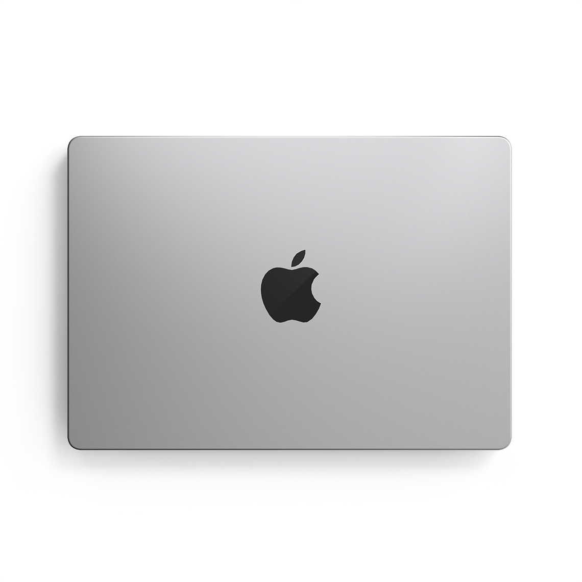 Apple MacBook Pro 14-inch M5 silver closed top view