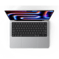 Apple MacBook Pro 14-inch M4 silver opened top view