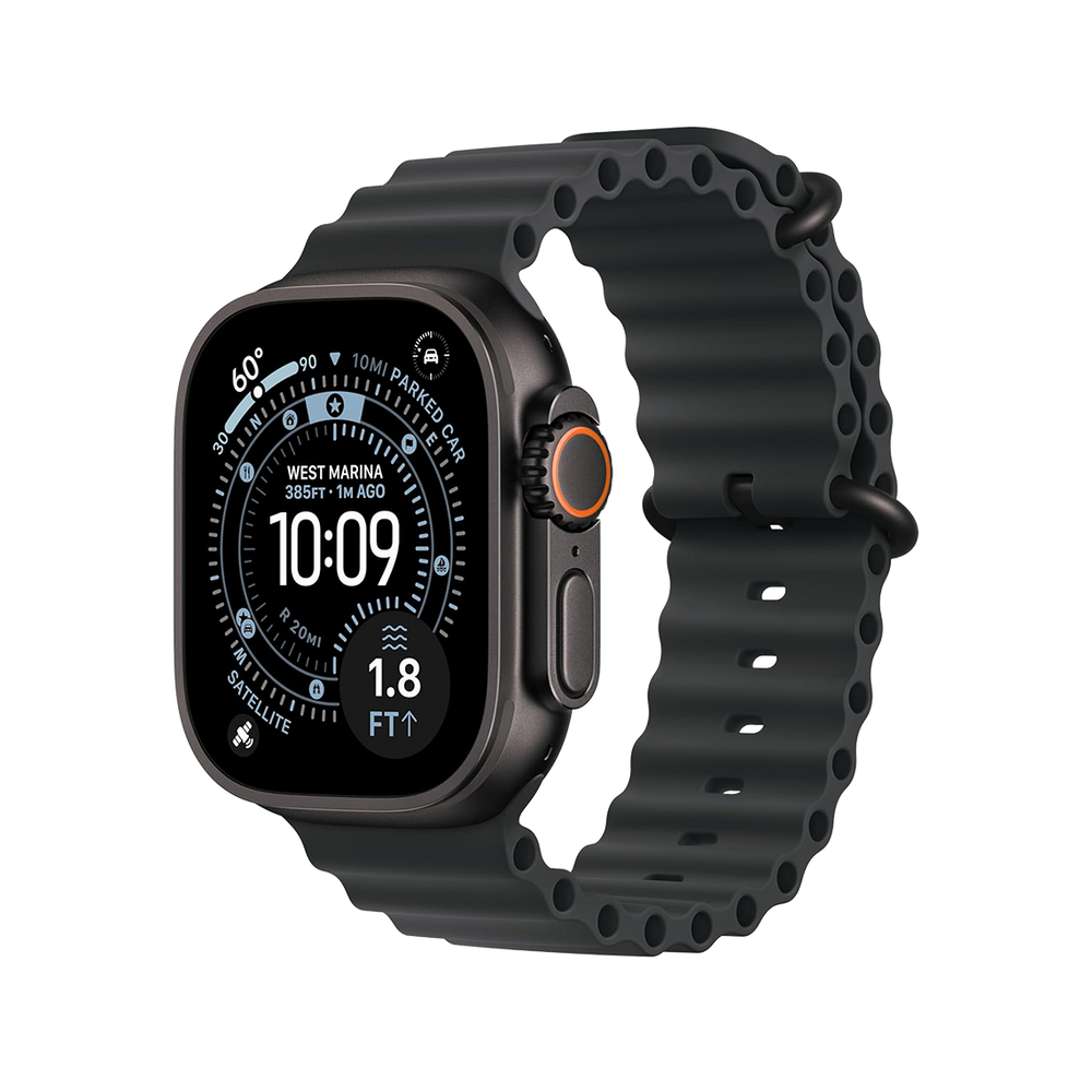 Apple Watch Ultra 2 Black Titanium with Black Ocean Band