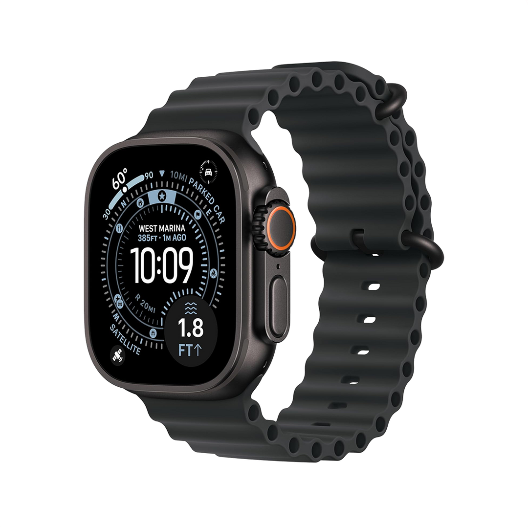 Apple Watch Ultra 2 Black Titanium with Black Ocean Band