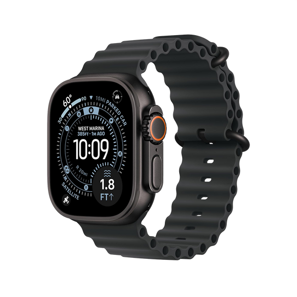 Apple Watch Ultra 2 Black Titanium with Black Ocean Band