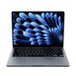 Apple 13-inch MacBook Air M3 midnight front view