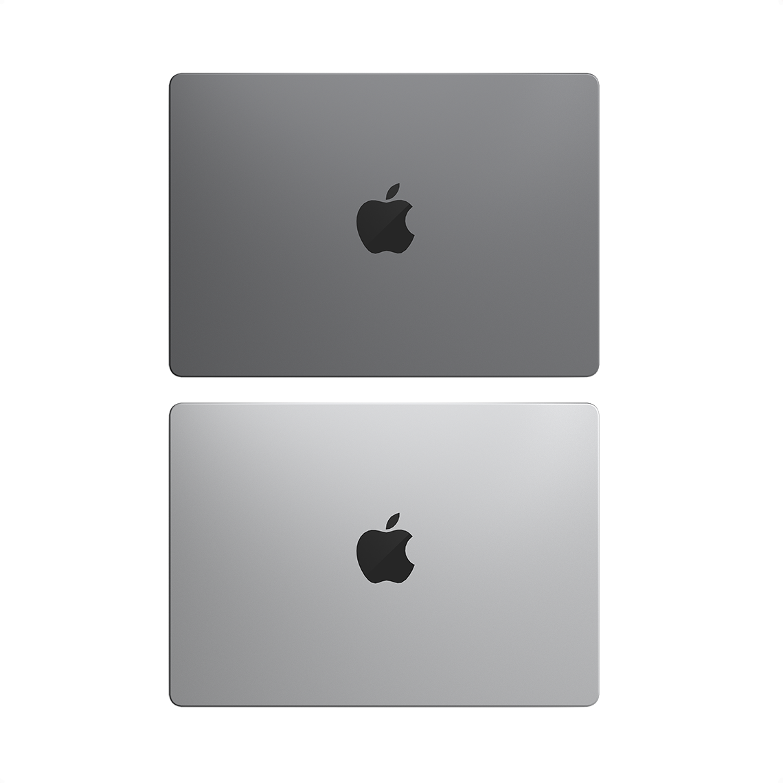Apple 13-inch MacBook Pro M2 space gray and silver colors