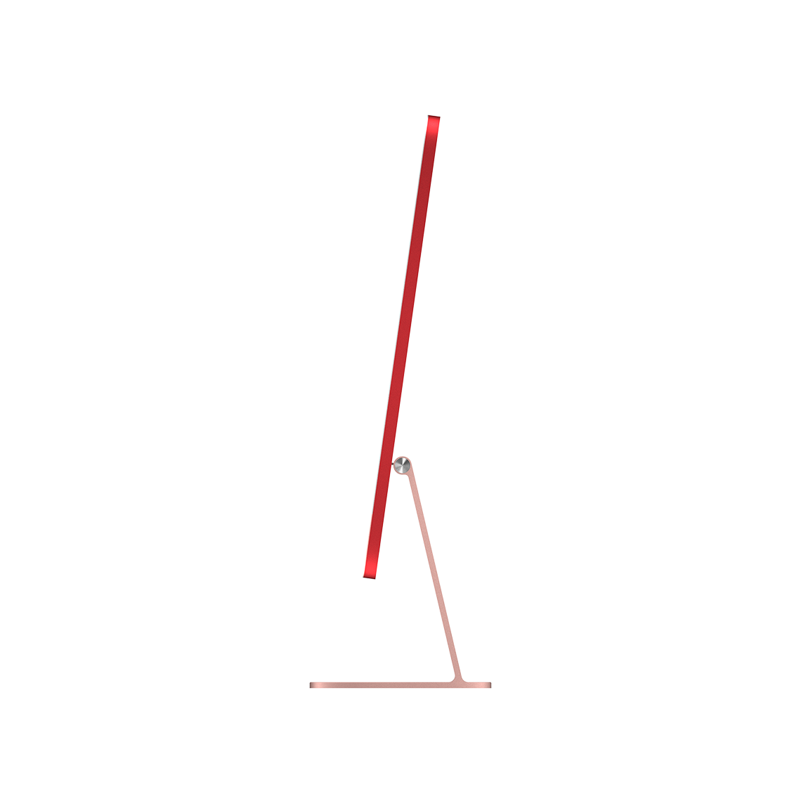 Apple iMac pink side view