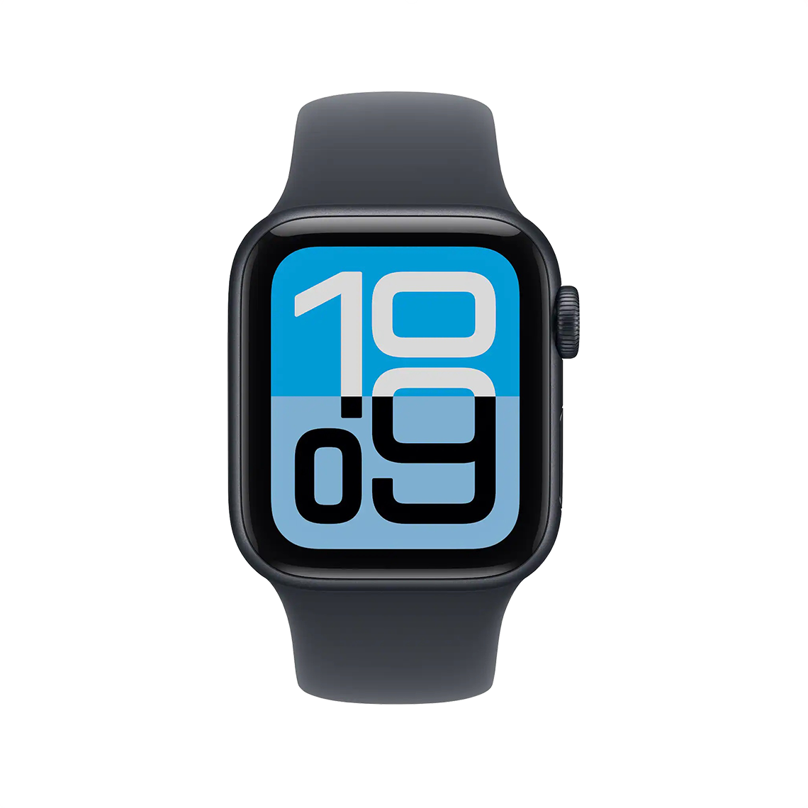 Apple Watch SE 3 Midnight with Midnight Sport Band front view