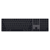 Apple space gray wireless extended keyboard