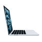 Apple 13-inch MacBook Air M4 sky blue opened left side view