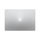 Apple 13-inch MacBook Air M3 silver closed top view