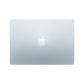 Apple 13-inch MacBook Air M4 sky blue closed top view