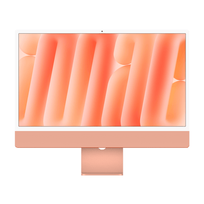 Apple iMac M4 orange front view