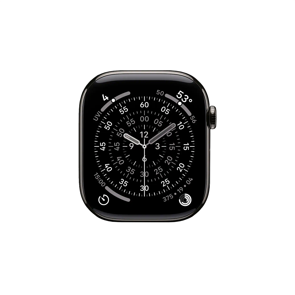 Apple Watch Series 11 Slate Titanium face only