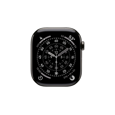 Apple Watch Series 11 Slate Titanium face only