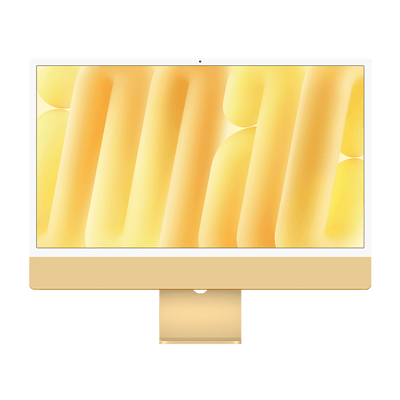 Apple iMac M4 yellow front view