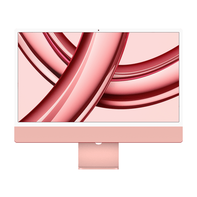 Apple iMac M3 pink front view