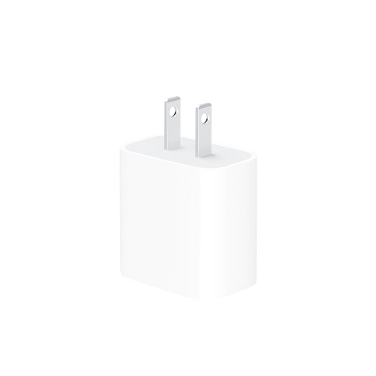 Apple 30W USB-C power adapter side view