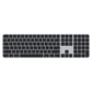 Apple Wireless Magic Keyboard black with Touch ID and numeric pad