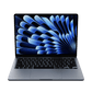 Apple 13-inch MacBook Air M4 midnight front view
