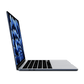 Apple 13-inch MacBook Air M4 midnight opened left side view