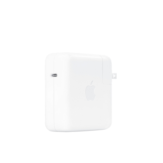 Apple 70W USB-C power adapter front view