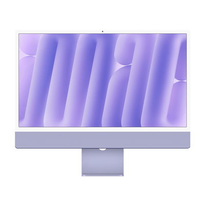 Apple iMac M4 purple front view