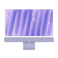 Apple iMac M4 purple front view