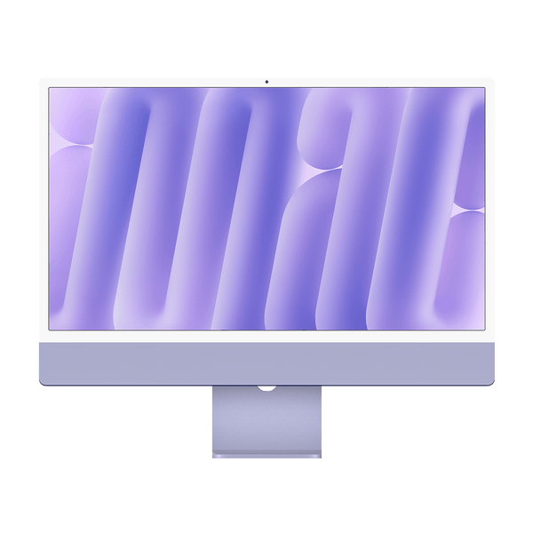 Apple M4 iMac 24-inch - Purple - 16GB RAM, 256GB Flash, 10-Core GPU, 4