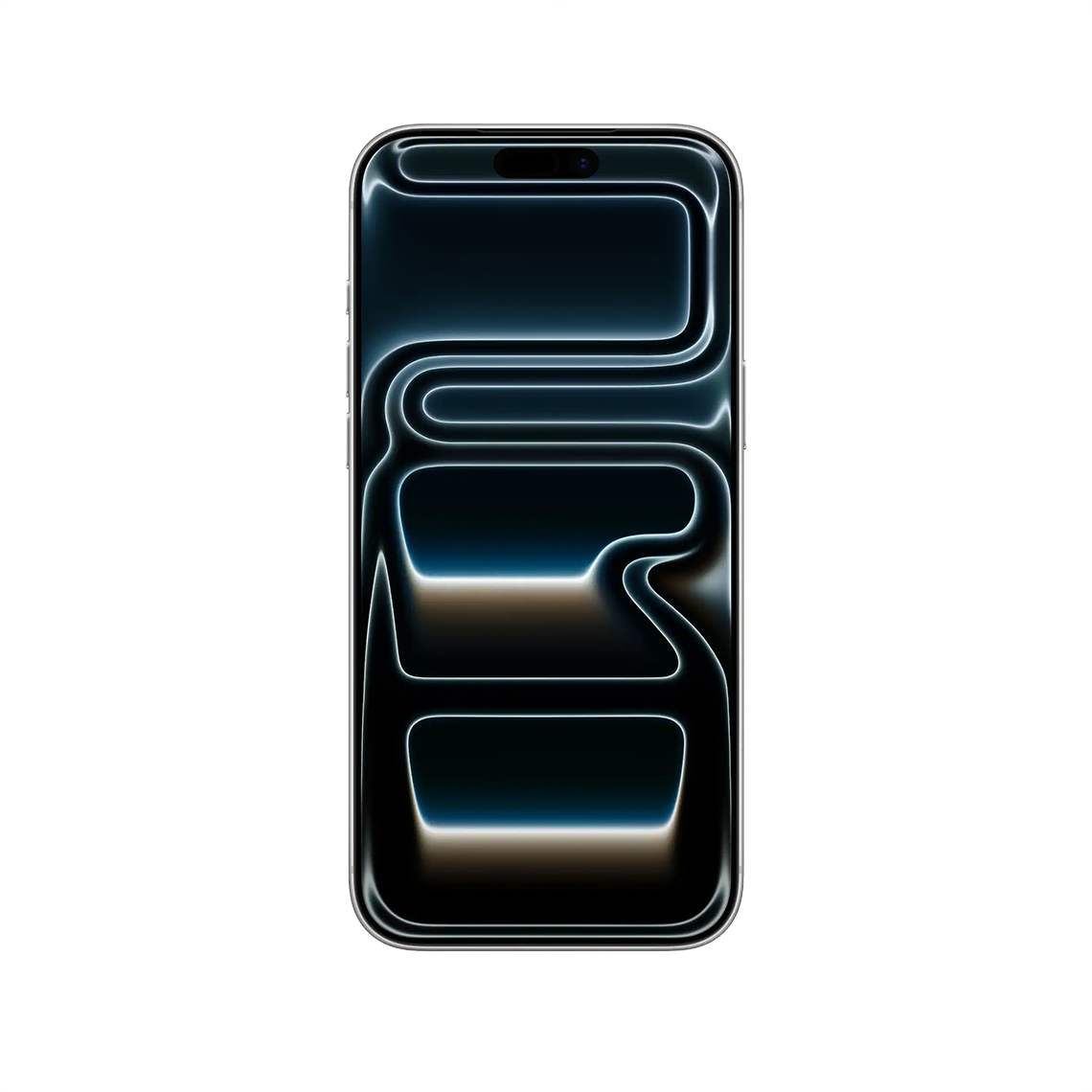 The Apple iPhone 17 Pro Max silver color front view