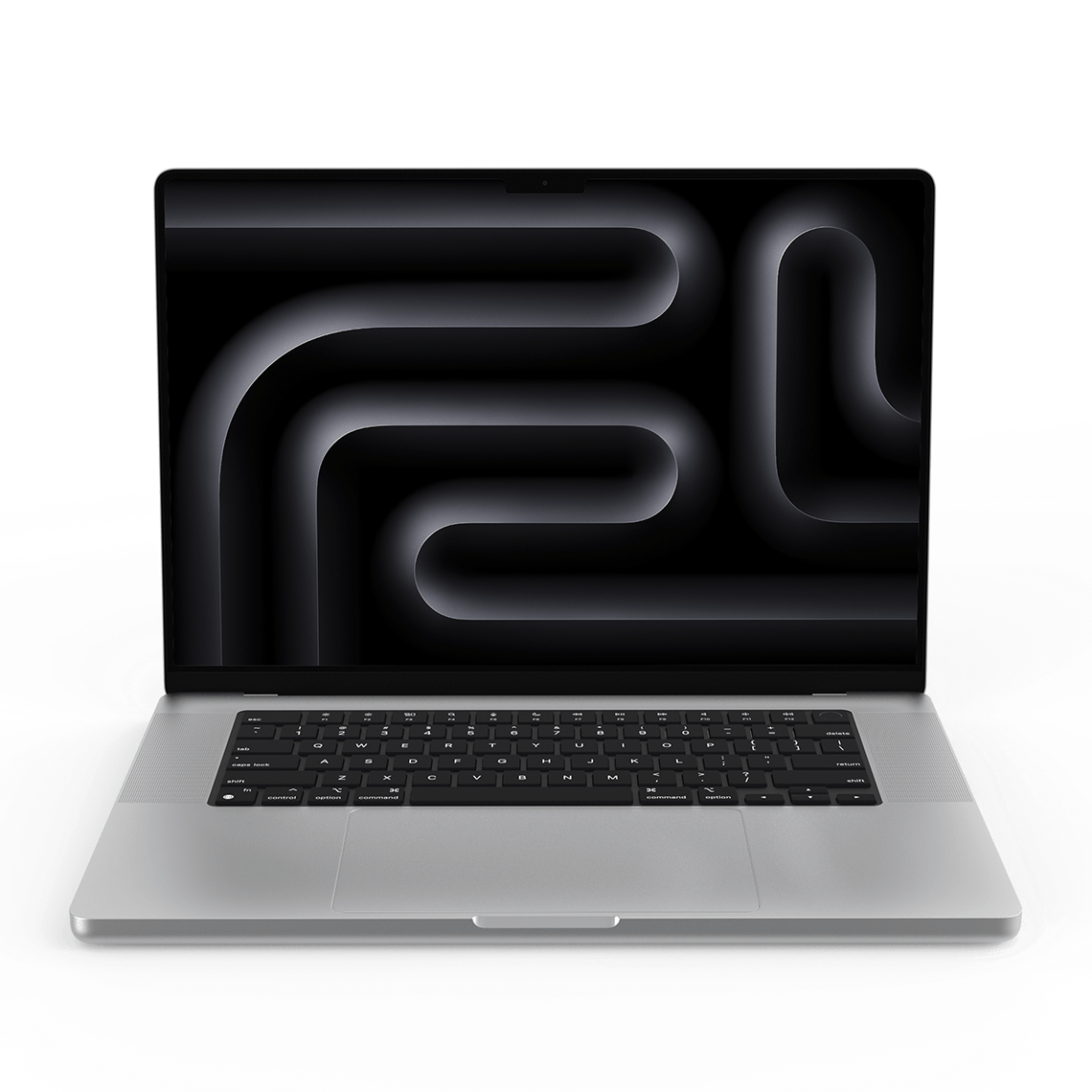 Apple MacBook Pro 16-inch M3 silver front view