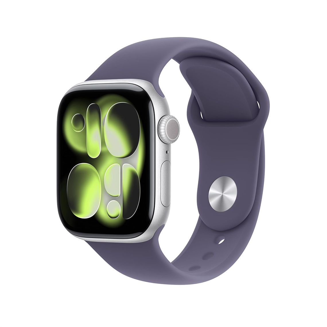 Apple Watch Series 11 Silver with Purple Fog Sport Band