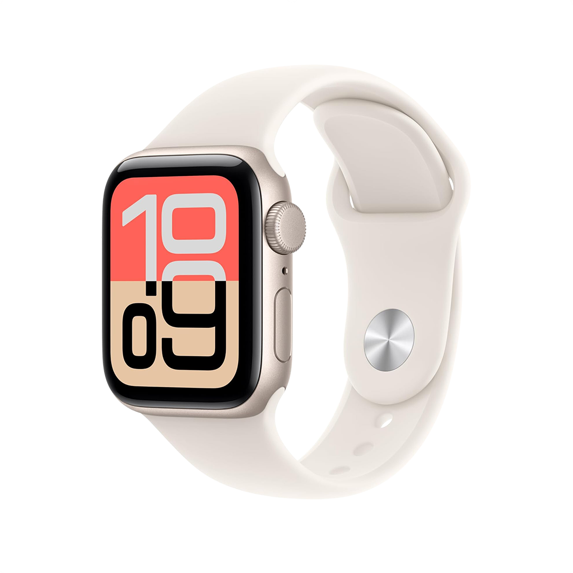 Apple Watch SE 3 Starlight with Starlight Sport Band