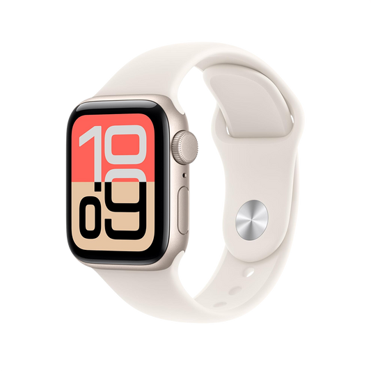 Apple Watch SE 3 Starlight with Starlight Sport Band