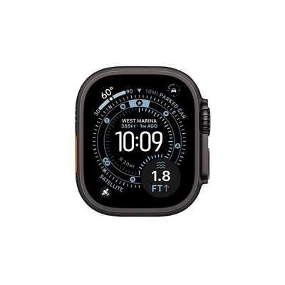 Apple Watch Ultra 3 Black Titanium face only