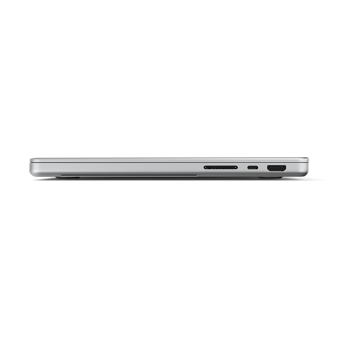 Apple MacBook Pro 14-inch M3 Pro silver closed right side view