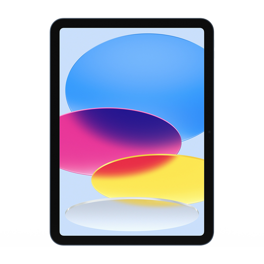 Apple iPad blue front view