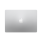 Apple 13-inch MacBook Air M2 silver closed top view