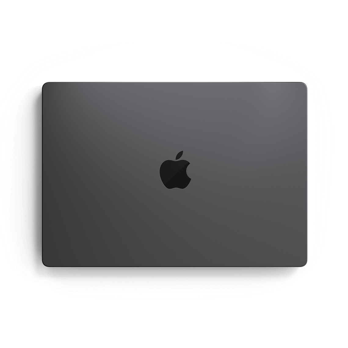 Apple MacBook Pro 16-inch M3 space black closed top view