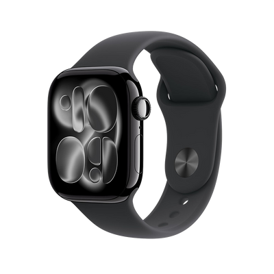 Apple Watch Series 11 Jet Black with Black Sport Band